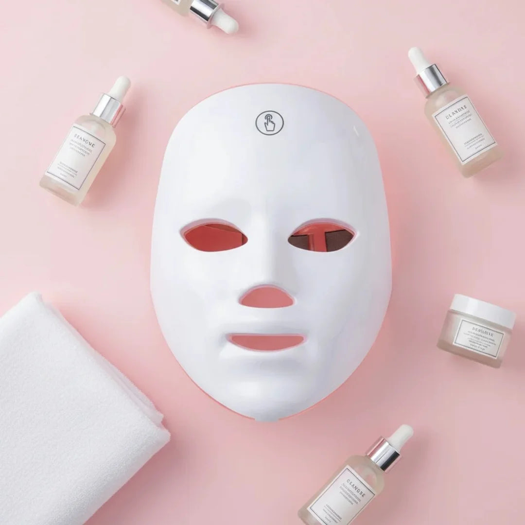 Drahtlose LED Gesichtsmaske - Strahlende Haut leicht gemacht!